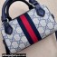 Gucci Web Ophidia super mini bag 781490 Beige/Blue 2024