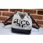 Gucci Mini shoulder bag with Gucci print 777166 in Beige/Blue cotton linen canvas 2024