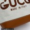 Gucci Small shoulder bag with Gucci print 772856 in Beige/Brown cotton linen canvas 2024