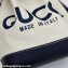 Gucci Small shoulder bag with Gucci print 772856 in Beige/Blue cotton linen canvas 2024