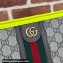 Gucci Web Ophidia GG Pouch Bag 598234 Beige/Yellow 2024