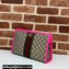Gucci Web Ophidia GG Pouch Bag 598234 Beige/Fuchsia 2024