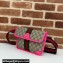 Gucci Web Ophidia GG small belt Bag 752597 Beige/Fuchsia 2024