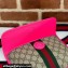 Gucci Web Ophidia GG small belt Bag 752597 Beige/Fuchsia 2024