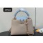 Louis Vuitton Lovelock chain Taurillon leather Capucines BB Bag M23950 Creamy 2024