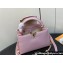 Louis Vuitton Lovelock chain Taurillon leather Capucines BB Bag M23950 Pink 2024