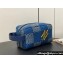 Louis Vuitton Damier Heritage canvas Locker Dopp Kit Bag N40747 Blue 2024