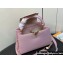 Louis Vuitton Lovelock chain Taurillon leather Capucines MM Bag Pink 2024