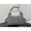 Louis Vuitton Lovelock chain Taurillon leather Capucines BB Bag M23950 Dusty Green 2024