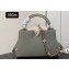 Louis Vuitton Lovelock chain Taurillon leather Capucines MM Bag Dusty Green 2024