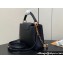 Louis Vuitton Lovelock chain Taurillon leather Capucines BB Bag M23950 Black 2024