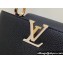 Louis Vuitton Lovelock chain Taurillon leather Capucines BB Bag M23950 Black 2024