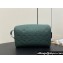 Louis Vuitton Taurillon Monogram leather Dopp Kit Bag M24442 Forest Green 2024