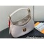 Louis Vuitton Grained calfskin Low Key Shoulder Bag M24990 Limestone Gray 2024