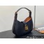 Louis Vuitton Grained calfskin Low Key Shoulder Bag M24611 Black 2024