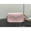 Louis Vuitton Monogram Empreinte leather Nano Diane Bag M83566 Opale Pink 2024