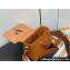 Louis Vuitton Epi leather Twist PM Bag M24758 Gold Brown with textile handle and Monogram Flowers 2024