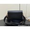 Louis Vuitton Epi leather Twist MM Bag M24765 Black with textile handle and Monogram Flowers 2024