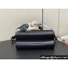 Louis Vuitton Epi leather Twist MM Bag M24765 Black with textile handle and Monogram Flowers 2024