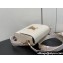 Louis Vuitton Epi leather Twist MM Bag M24765 Creamy with textile handle and Monogram Flowers 2024