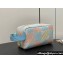 Louis Vuitton Damier canvas Locker Dopp Kit Bag Pistachio Green 2024
