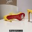 Christian Louboutin Heel 10.5cm Leather and PVC Spike Only Mules Yellow 2024