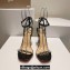 Christian Louboutin Heel 10.5cm Leather So Me Sandals Black 2024