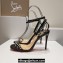 Christian Louboutin Heel 10.5cm Leather So Me Sandals Black 2024