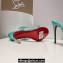 Christian Louboutin Heel 10.5cm Leather and PVC Spike Only Mules Turquoise Green 2024