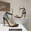 Christian Louboutin Heel 10.5cm Leather So Me Sandals Black 2024