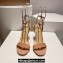 Christian Louboutin Heel 10cm Leather Loubigirl Sandals Patent Nude 2024