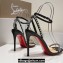 Christian Louboutin Heel 10.5cm Leather So Me Sandals Black 2024