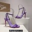Christian Louboutin Heel 10cm Leather Loubigirl Sandals Patent Purple 2024