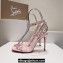 Christian Louboutin Heel 10.5cm Leather So Me Sandals Pink 2024
