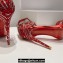Christian Louboutin Heel 11.5cm leather Loubi Vega Sandals Red 2024