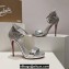Christian Louboutin Heel 11.5cm leather Loubi Vega Sandals Silver 2024