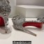 Christian Louboutin Heel 11.5cm leather Loubi Vega Sandals Silver 2024