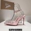 Christian Louboutin Heel 10.5cm Leather and PVC Spikoo Pumps Pink 2024