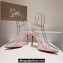 Christian Louboutin Heel 10.5cm Leather and PVC Spikoo Pumps Pink 2024