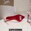 Christian Louboutin Heel 10.5cm Leather and PVC Spikoo Pumps Pink 2024