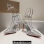 Christian Louboutin Heel 10.5cm Leather and PVC Spikoo Pumps Silver 2024