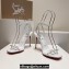 Christian Louboutin Heel 10.5cm Leather So Me Sandals White 2024