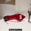 Christian Louboutin Heel 10.5cm Leather and PVC Spikoo Pumps Coffee 2024