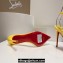 Christian Louboutin Heel 10.5cm Leather and PVC Spikoo Pumps Yellow 2024