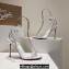 Christian Louboutin Heel 10.5cm Leather So Me Sandals White 2024