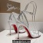 Christian Louboutin Heel 10.5cm Leather So Me Sandals White 2024