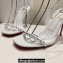 Christian Louboutin Heel 10.5cm Leather So Me Sandals White 2024