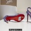 Christian Louboutin Heel 10cm leather Rosalie Strass Sandals Purple 2024