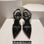 Christian Louboutin Heel 10.5cm Goldina Rain Pumps Patent Black 2024