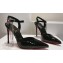 Christian Louboutin Heel 10.5cm Goldina Rain Pumps Patent Black 2024